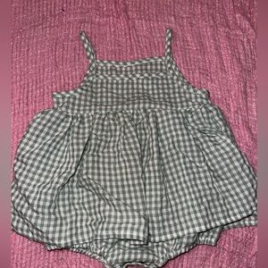 Shein Baby Gingham Bodysuit Dress 3-6 months